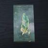 Enamel Feather Metal Bookmark With Gold Trim And Small Pendant Chain Perfect For Book Lovers Reading Gift School Office Use