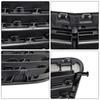 Black Front Grille Grill Fit for Mercedes-Benz E Class W212 E350 E550 2010 2011 2012 2013