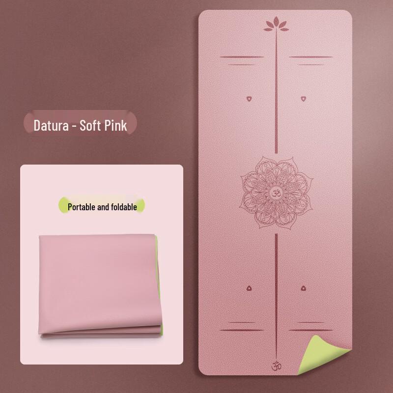 San Fan Foldable PU & Rubber Non-slip Yoga Mat