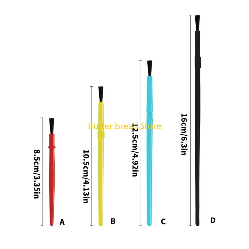 W89C 50 Pcs Paint Brushes Set Watercolor Paint Brushes Small Acrylic Brush Set