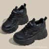 Inner Heightening Women's Shoes 8cm New Breathable Dad Shoes Platform Mesh Small Sports Casual Shoes Women A8685