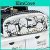 Pochacco Canvas Pencil Case With Zipper Storage For Students And Office Use