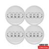 For Audi A4 4Pcs Car Wheel Hub Caps Auto Emblem Tyre Center Covers Accessories For Audi A1 A2 A3 A4 A5 A6 A7 A8 S Quyttro Sline RS Q2 Q3 TT