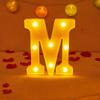 Alphabet Letter LED Lights Luminous Number Lamp Decor Battery Night Light for Home Wedding Birthday Christmas Party Decoration KTY