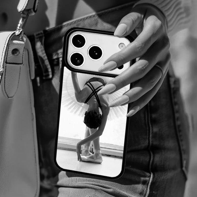 Balletto Ballerina Dancer Scarpe Phone Case For iPhone 17 Air 14 15 13 12 Max Cover For Apple 14 15 16 16e 11 Pro Max Plus Coque