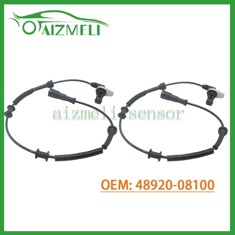 48920-08100 Car Front ABS Wheel Speed Sensor For Ssnagyong Rexton 2002 2003 2004 2005 2006 2007 2008 2009 2010- 4892008100