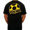T-shirt Skateboard Tracker Trucks STAR LOGO NOIR avec Logo JAUNE T-shirt Unisexe