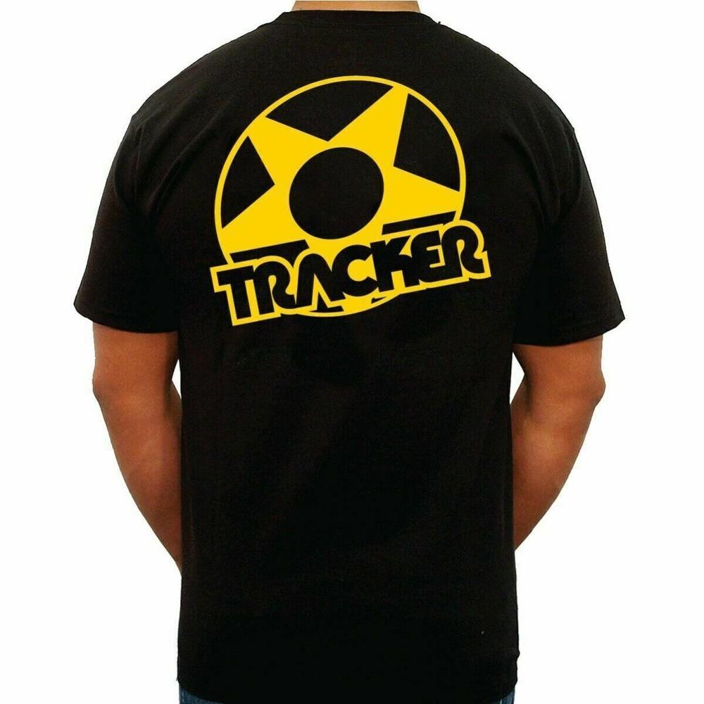 Tracker Trucks STAR LOGO Skateboard T Shirt BLACK w/YELLOW Logo Unisex T-Shirt XXL
