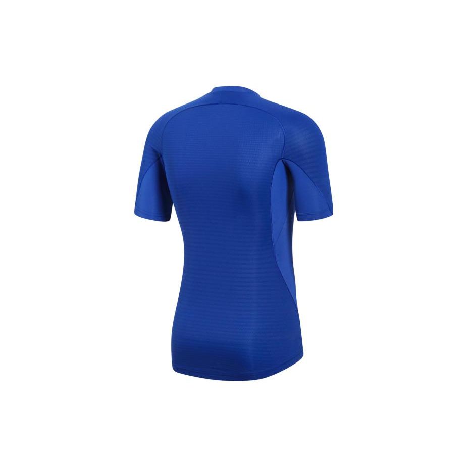 Adidas Logo Round Neck Short Sleeve T-Shirt Men Tops Blue CD7138