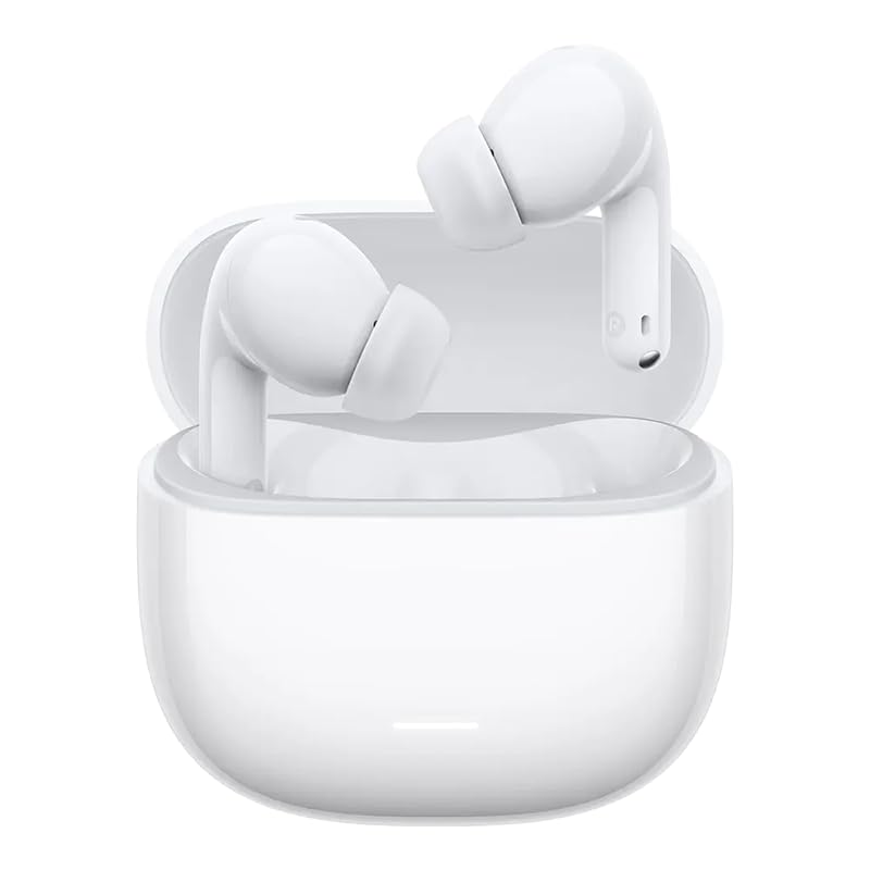 Xiaomi REDMI Buds 8 Lite Wireless Earbuds Noise 36 Hours of Bluetooth Custom EQ Google Fast Pair Fast USB Compact and PSE Technical Standards (White)