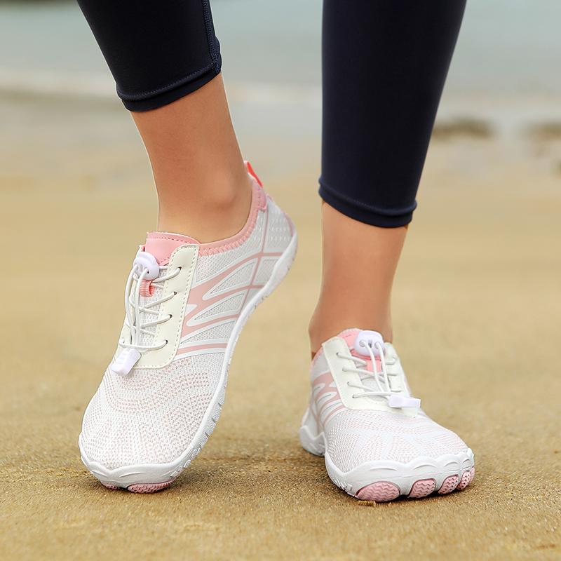 Breathable Aqua Shoes Unisex Quick Drying Lightweight Wading Sneakers Non Slip Soft Sole Water Shoes for Beach Swim Diving Surf