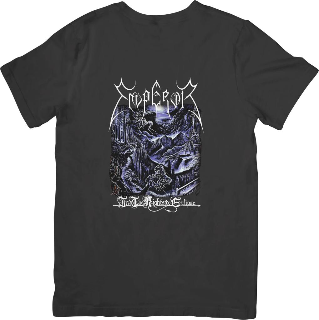 Emperor Music Unisex Fit for Men & Women Quality Cotton T-Shirt Black