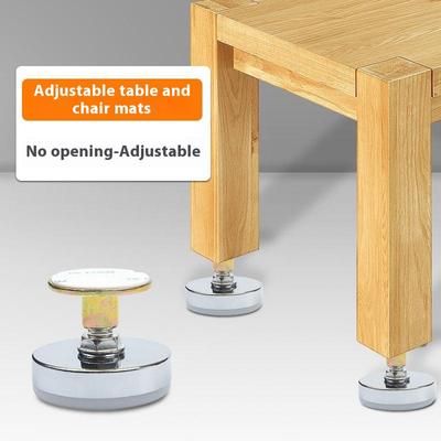 No. 6 4Pcs Furniture Leg Risers Adjustable Height Increasing Pads For Table Bed Chair Legs Elevators No Drilling Required