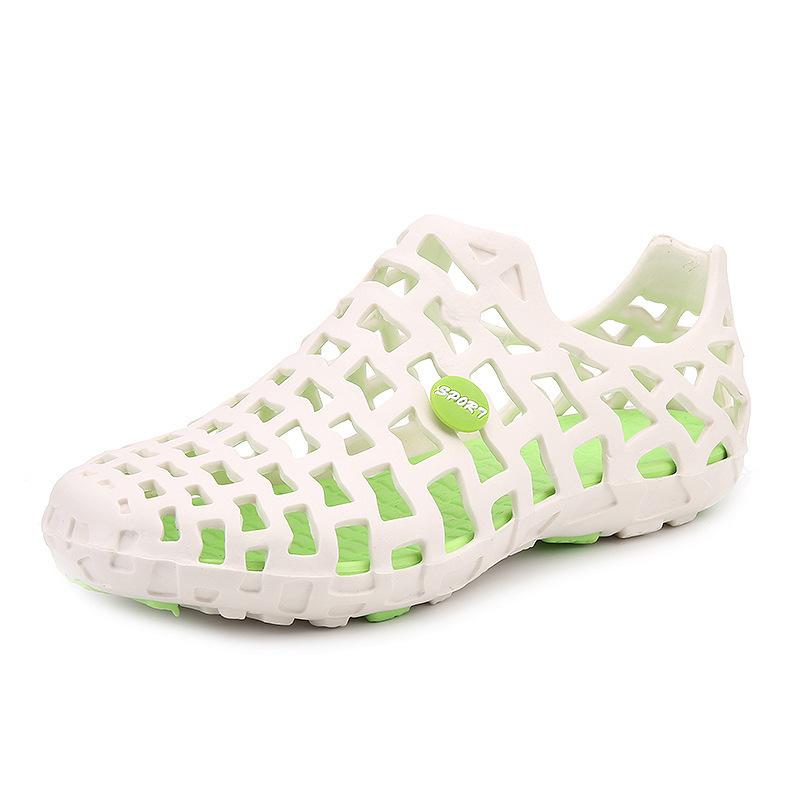 2024 Summer Foreign Trade Explosion Hot Sale Couple Hole Shoes Hollow Breathable Men's Sandals Beach Foot Shoes Women's