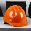 ABS Three-Rib Construction Safety Helmet: Breathable, Anti-Smash, Insulated, National Standard Certified for Summer Workers.