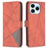 BINFEN COLOR For Infinix Note 40X 5G Phone Cases Wallet Stand Geometry Imprint Leather Cover