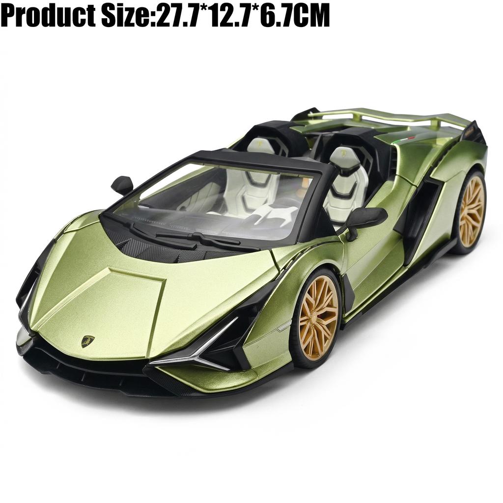 1:18 Lamborghini Sián Roadster Supercar Legierung Metall Druckguss Modellauto Zuhause Trendige Spielzeuge & Schreibtisch-Display-Ornament Geburtstagsgeschenke