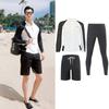 Wetsuit Rash Guard Long Sleeve Short Pants Quick Dry Sun Protection Men Women Surfing Diving Swimming