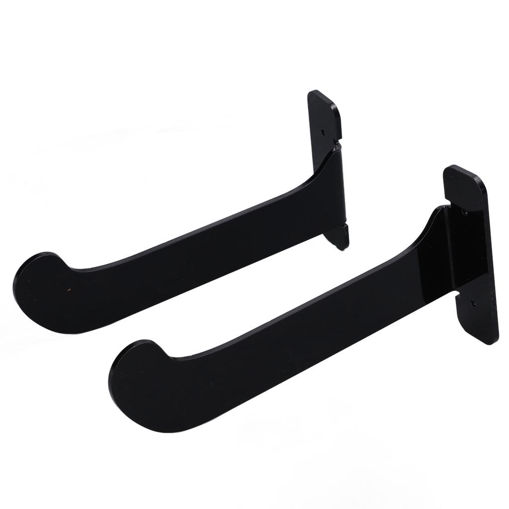 1Pair Yoga Mat Wall Mount Holder Acrylic Yoga Mat Wall Hanger Storage Rack Household Exercise Yoga