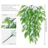 Fern Grass Hanging Vine Plastic Wall Hanging Vine Creative Artificial Greenery Plants  Gift
