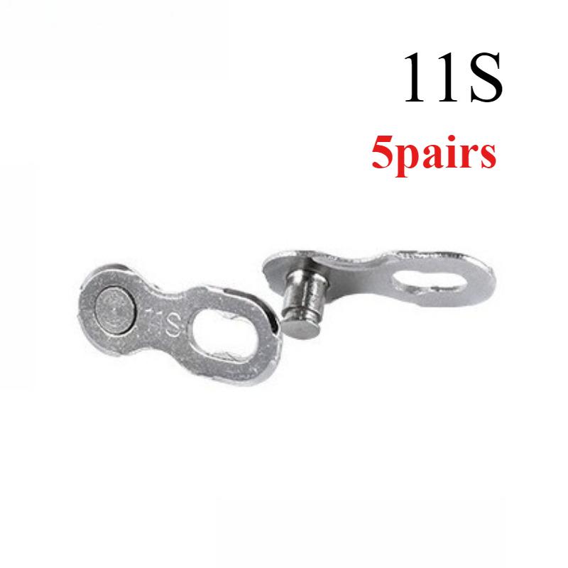 Bicycle Chain Missing Link Bicycle Parts Mountain Bike Chain Magic Buckle Single Speed Chain Quick Release 8S/9/10/11/12 Speed