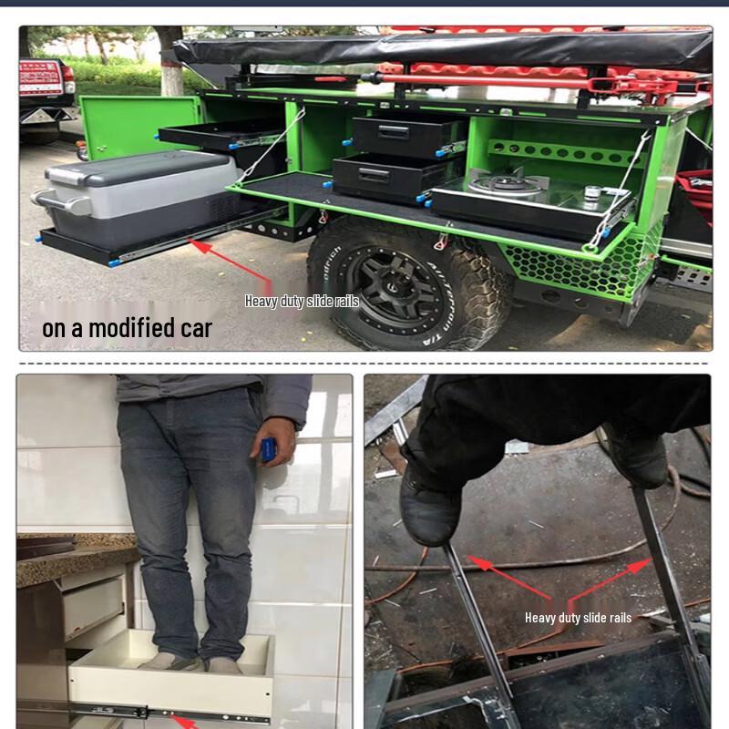 Thickened Heavy-Duty Drawer Slide Rail