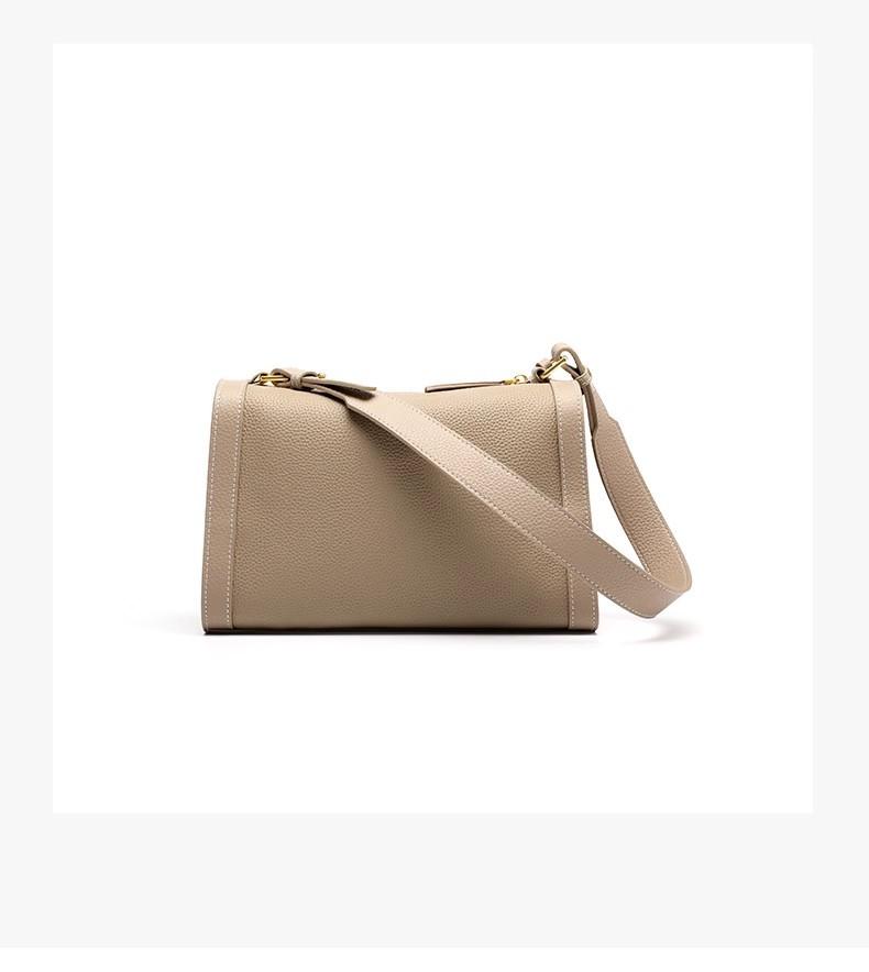 Borsa da donna in pelle 2023 borsa a spalla tipo cuscino strato superiore tracolla pelle bovina versatile grande capacità borsa baguette alla moda versatile