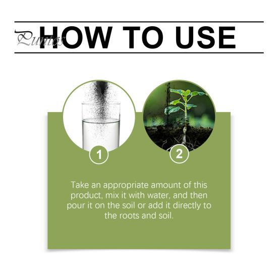 Soil Activator Powder Fertilizer Nutrient-Rich Plant Growth Booster Soil Activation Powder for Potting Mix Seedlings Compost Indoor Outdoor Plants