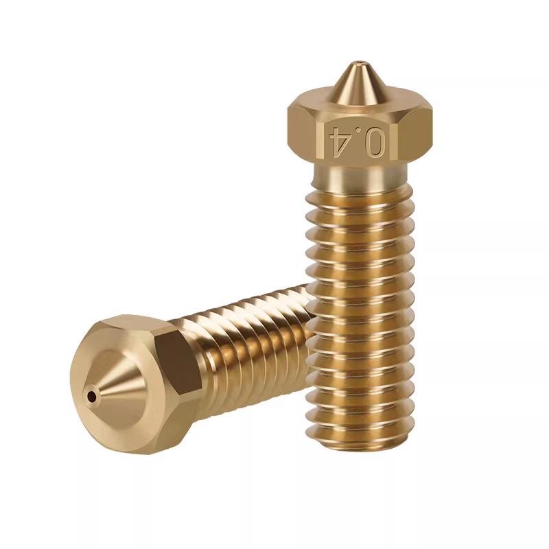 E3D Volcano Three-Hole CHT Clone Nozzle: Hardened Steel, High Flow, Wear & High-Temperature Resistant Print Head
