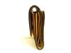 Authentic FENDI Zucca Gold Leather Bifold Wallet Conpact Wallet #9708  Refurbished