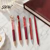 Sturdy Pocket Clip Pen 5PCS Metal Diamond Ballpoint Pens, with Sparkling Rhinestone Decor, Luxury Glitter Writing Smooth Press Mechanism Pen, for Kids