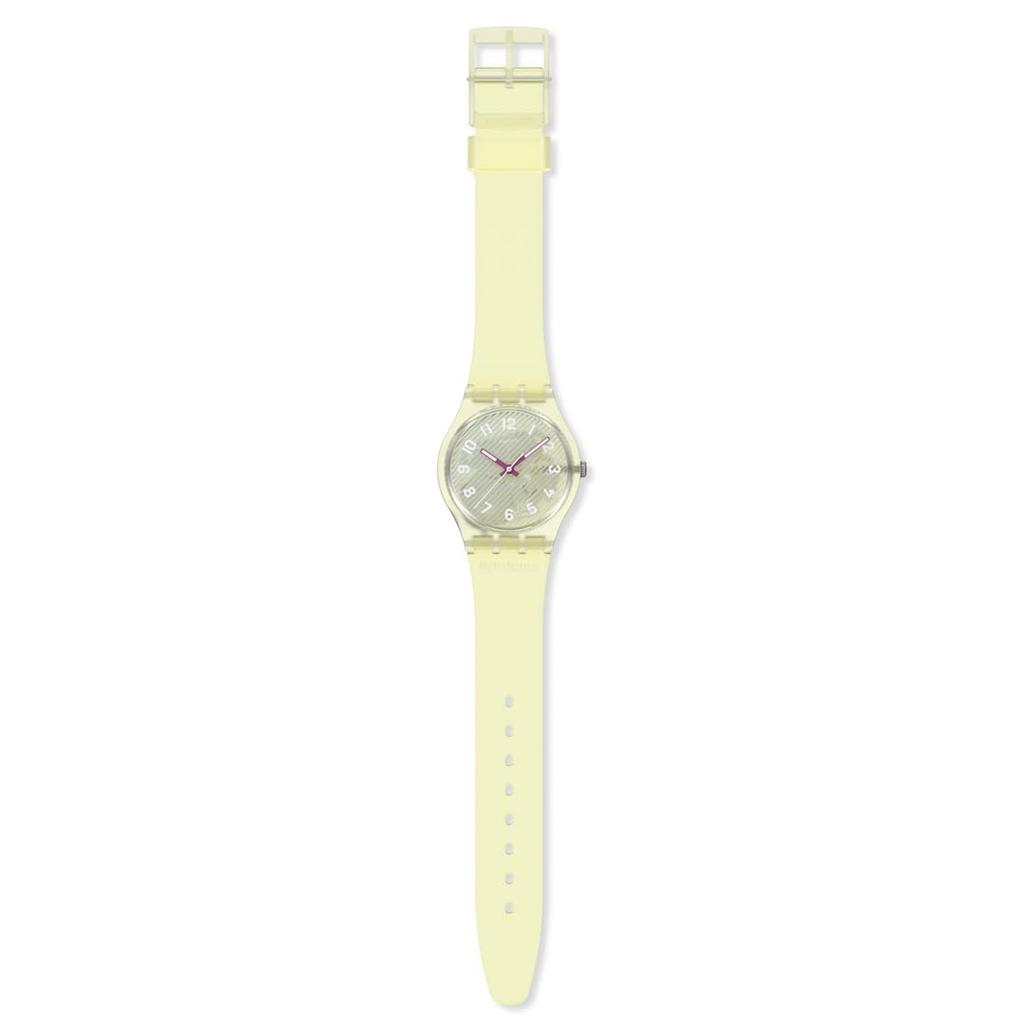 GENT BIOSOURCED WAVELENGTHS OF SAND Uhr SO28J102 Unisex Erwachsene Gelb [Swatch]