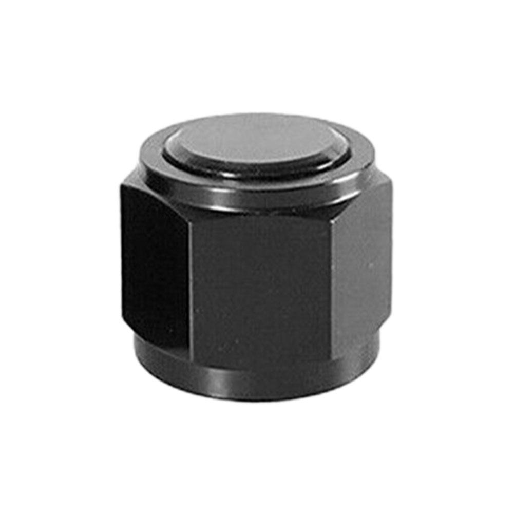 AN4 AN6 AN8 AN10 Fuel Tube Plug Nut Black Tube Nut Fitting Female Flare End for Car Modified Accessories for Auto Vehicle Parts