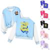 Kids' Fashionable Casual Long-Sleeved Hooded Print Jacket