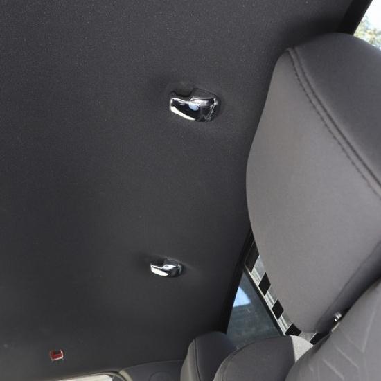 ABS Sliver Rear Ceiling Roof Hook Cover Trim For Toyota Tacoma 16-