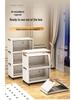 Transparent Pull-out Shoe Rack and Folding Storage Box