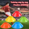 Colorful Football Training Equipment Durable Thickened Agility Disc Cone Plastic Stand Soccer Training Markers