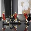 Elegant Mini Football Player Figurine for Home Decor