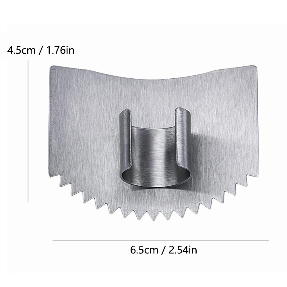 1Pcs Stainless Steel Finger Protector Anti-cut Finger Guard Safely Vegetable Cutting Hand Protecter For Kitchen Gadgets Tools