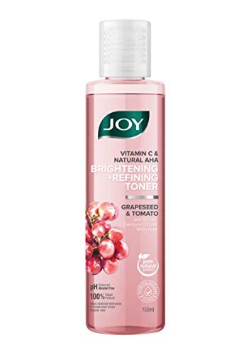 Joy Alcohol Free Vitamin C Face Toner for Glowing Skin (150ml) | Suitable for All Skin Types; Men & Women | Brightening & Refining Toner for Face w