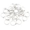 50pcs 12 15 20 25 30 35 40mm 316 Stainless Steel Gold Plated Hoops Earrings Big Circle Ear Wire Hoops Earrings Wires Findings