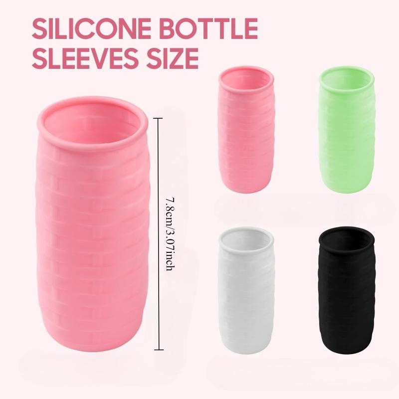 Silicone Leak-proof Bottle Cover Travel Packaging Cosmetic Skin Care Bottle Cover Dust-proof Leak-proof Protective Cover