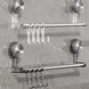 Suction Cup Towel Bar Toilet Vacuum Suction Cup Towel Rack Bathroom Seamless Non-Perforated Single Rod Towel Rack No punching