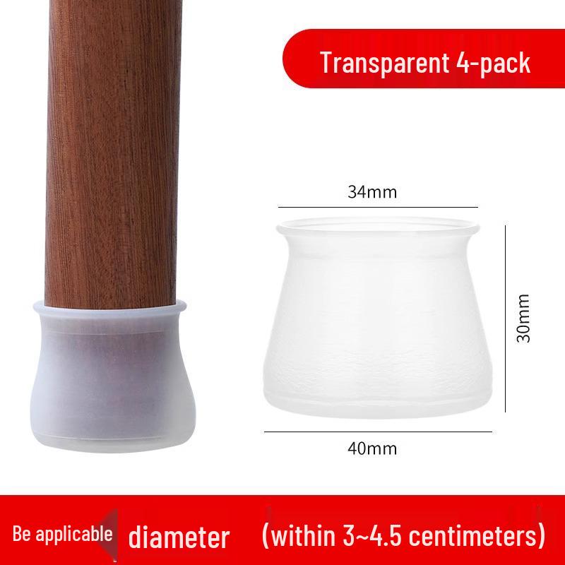 

Silicone Non-Slip Chair Leg Covers: Thick, Wear-Resistant & Noise-Reducing Pads Diameter 30-45mm
