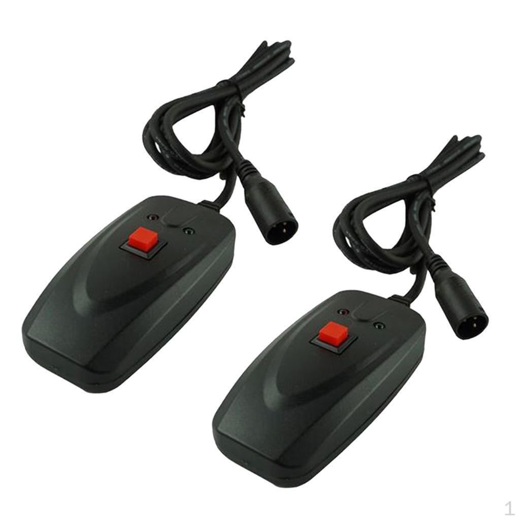 2pcs Fog Machine Controller Portable 4001500W Fog Machine 30m RC