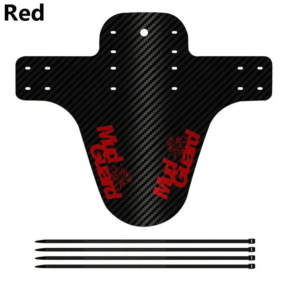 Mountain Bicycle Fenders Plastic Carbon Fiber Colorful Front /rear Bike Mudguard Mtb Bike Wings Mud Guard Cycling Accessories