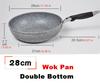 Durable Non-Stick Wok Frying Pan Ceramic Pot Home EggSteak Skillet Pancake Fried Induction Cooker Gas Stove Special Saucepan