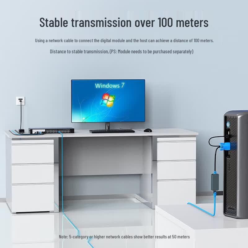 MT-viki KVM Switch & Cat5 IP Remote Extension System