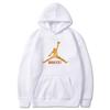 Mens Fleece Lined Hooded Sweatshirt Winter Warm Casual Sportswear Oversized Print Pullover Youth