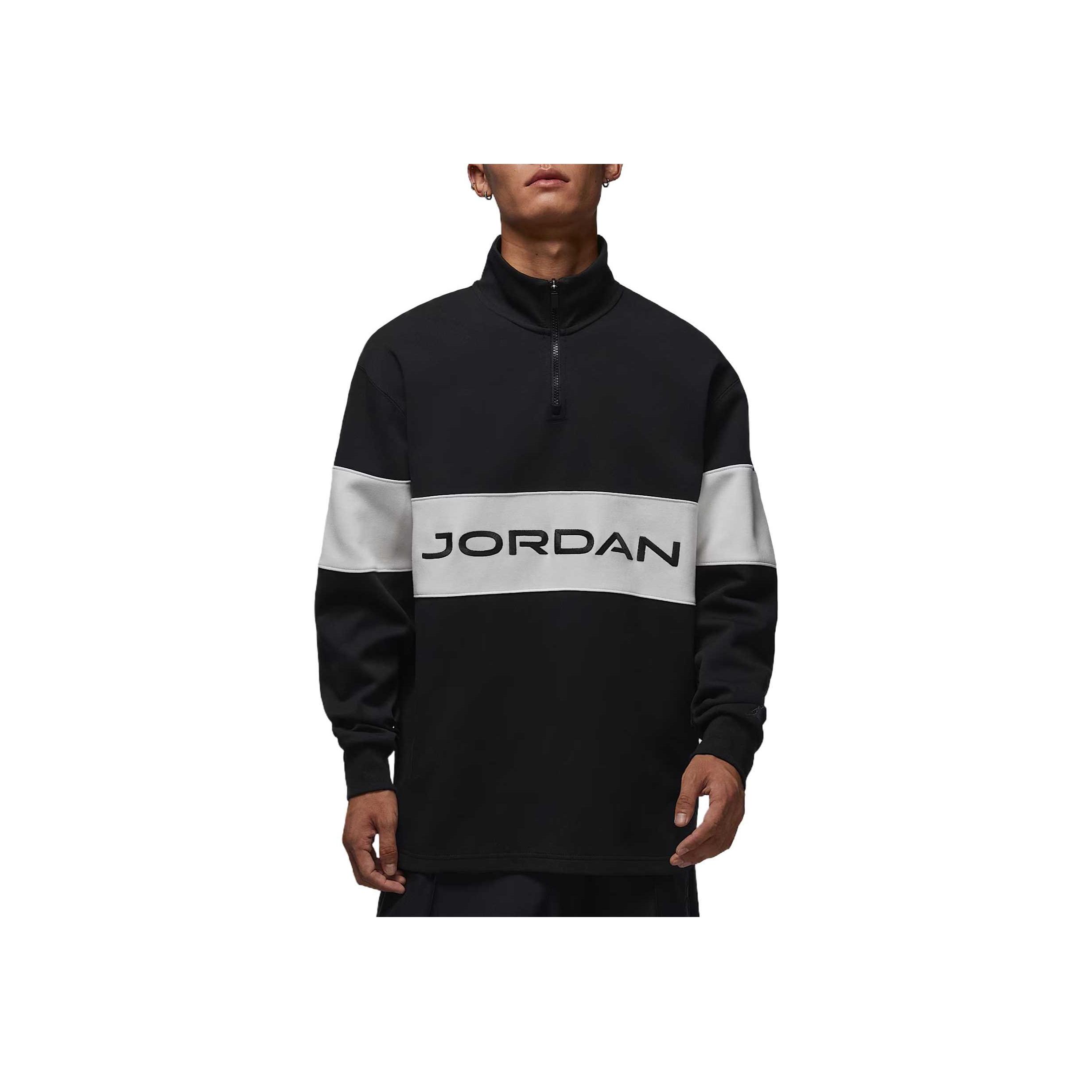 

Чоловіча гольф-сорочка Jordan Dri-FIT із застібкою-блискавкою, в рубчик, з довгим рукавом, топ HF9920-010 L